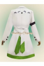 Identity V Doctor Emily Dyer Bamboo Guardian White Outfit Cosplay Costume